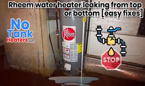 top or rheem water heater leak